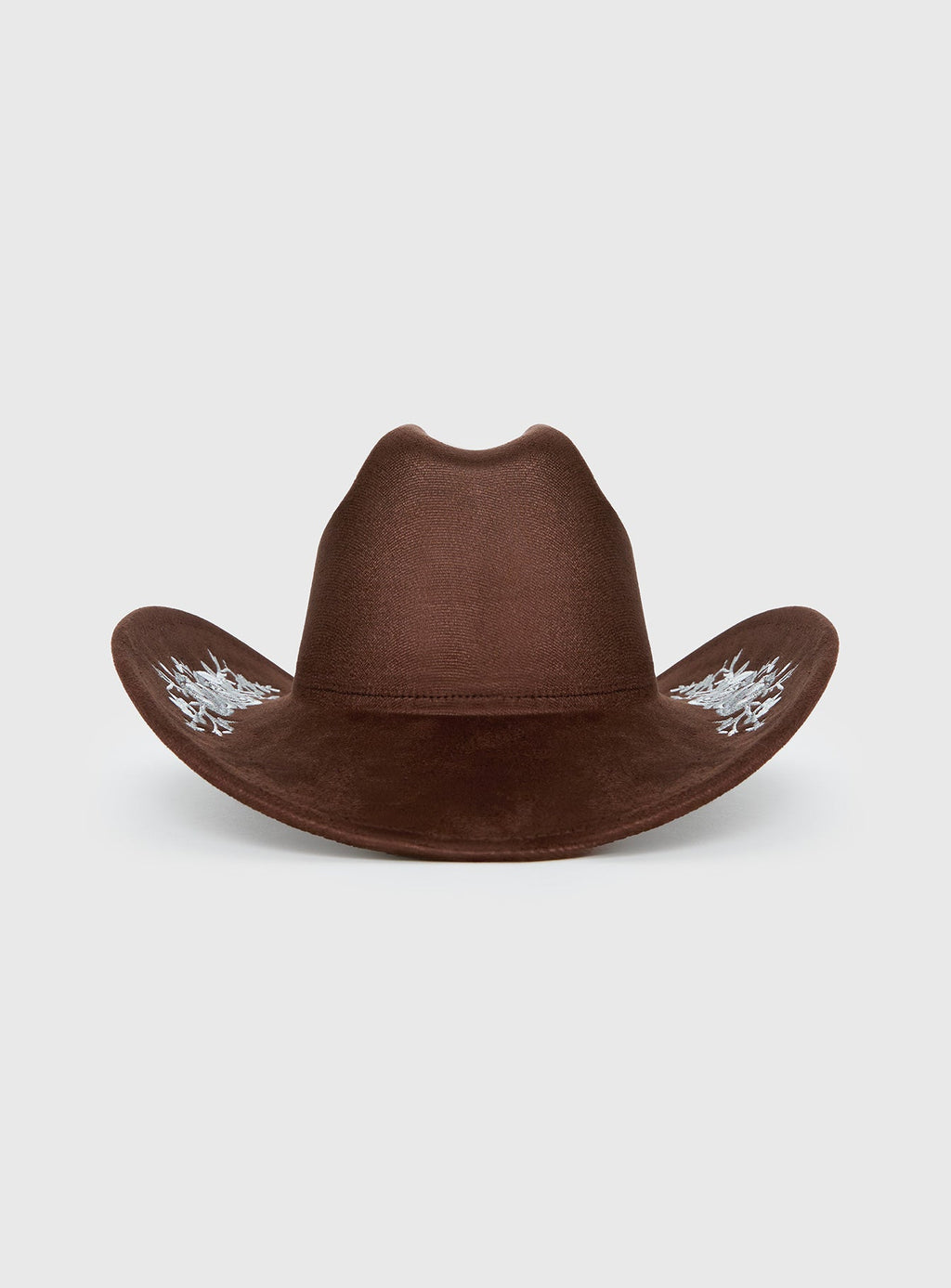 Another Level Embroidered Cowboy Hat Brown