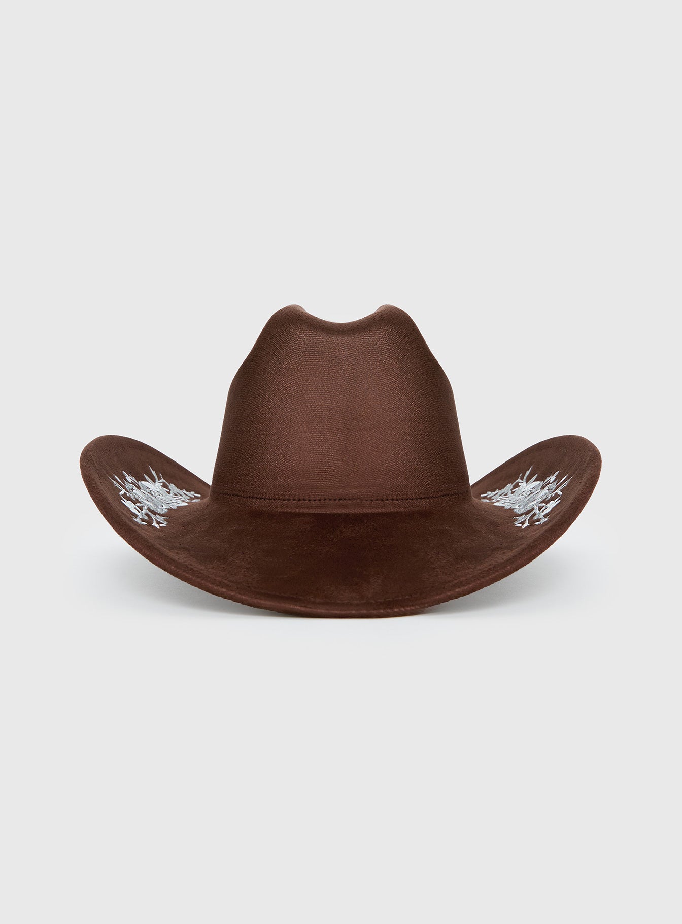 Another Level Embroidered Cowboy Hat Brown