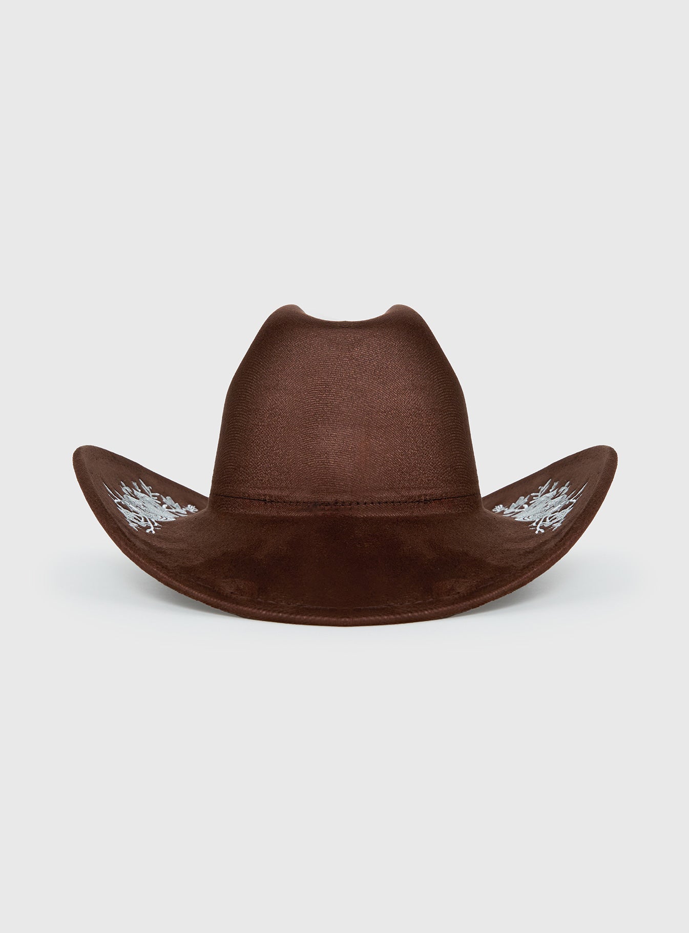 Another Level Embroidered Cowboy Hat Brown